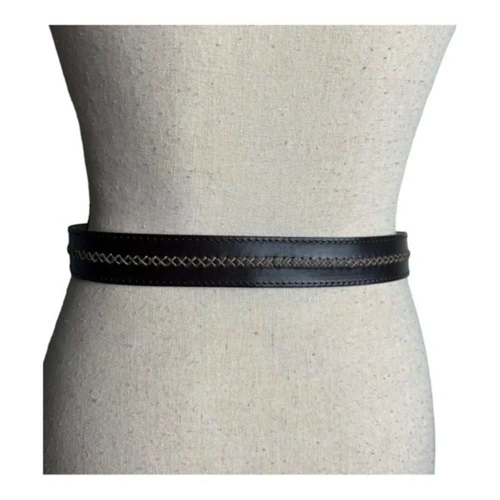 Claudio Orciani Brown Genuine Leather Belt